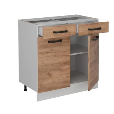 Afbeelding van Vicco Keukenkast R Line Goldkraft eiken 80 cm zonder werkblad