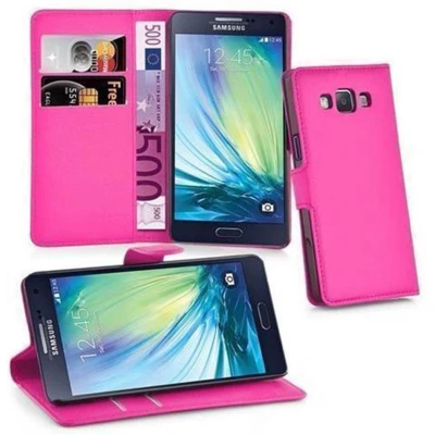 Afbeelding van Cadorabo Hoesje geschikt voor Samsung Galaxy J5 2015 in KERSEN ROZE Beschermhoes met magnetische sluiting, standfunctie en kaartvakje Book Case Cover Etui