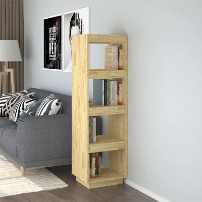 Afbeelding van Boekenkast/kamerscherm 40x35x135 cm massief grenenhout