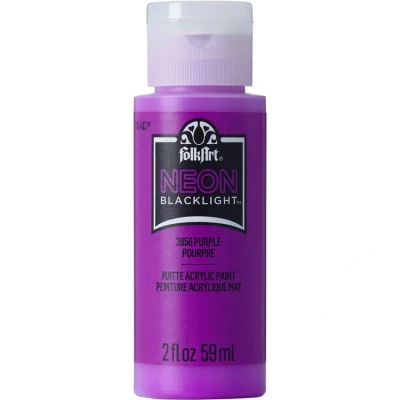 Afbeelding van Folkart Neon Blacklight Purple 2 fl oz (K2856)