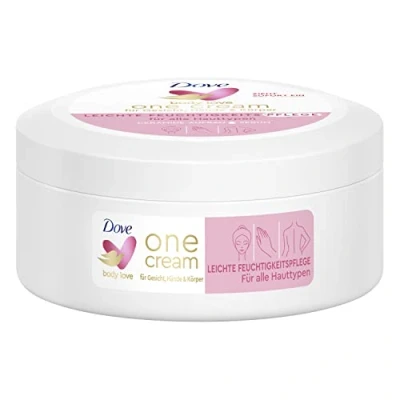 Afbeelding van Dove Body Love One Cream Lichte vochtinbrengende crème voor gezicht, handen en lichaam alle huidtypes, 250 ml, 1 stuk