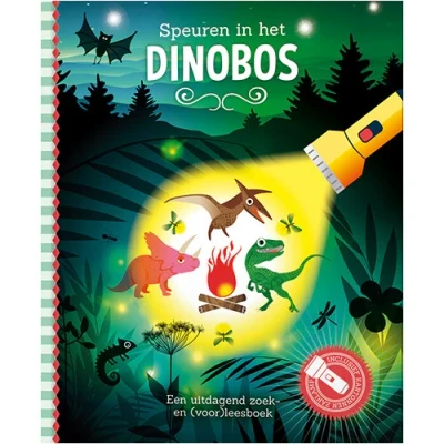 Afbeelding van Lantaarn publishers lees en zoekboek speuren in het dinobos