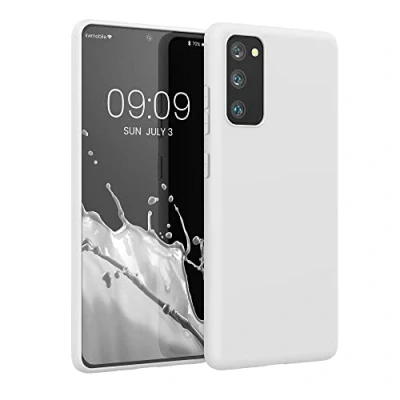 Afbeelding van kwmobile telefoonhoesje geschikt voor Samsung Galaxy S20 FE Hoesje smartphone Back cover in mat wit