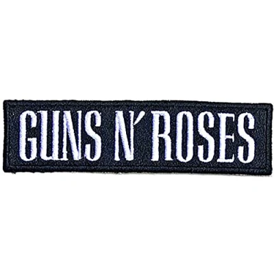 Afbeelding van Guns N&#039; Roses Text Logo Patch Zwart