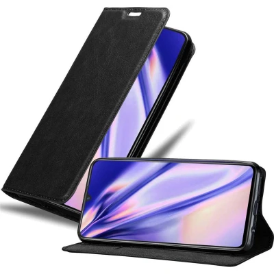 Afbeelding van Cadorabo Hoesje geschikt voor Vivo V11 / PRO in ZWARTE NACHT Beschermhoes met magnetische sluiting, standfunctie en kaartvakje Book Case Cover Etui