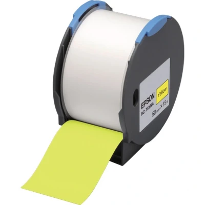 Image de Epson RC T5YNA Polyoléfine auto adhésif jaune Rouleau (5 cm x 15 m) 1 rouleau(x) ruban plastique pour LabelWorks Pro100