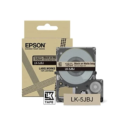 Afbeelding van Epson LK 5JBJ Beige, Zwart