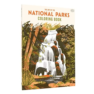 Afbeelding van the Art of National Parks Coloring book