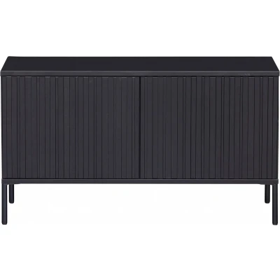 Afbeelding van New Gravure tv meubel 100cm grenen zwart