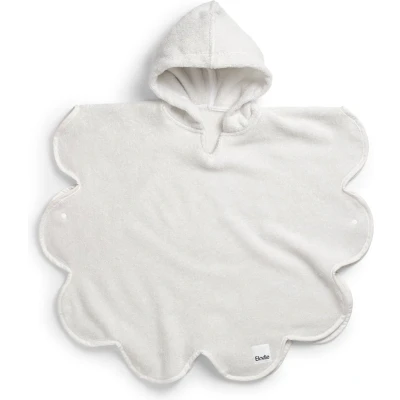 Afbeelding van Elodie Badponcho Kinderen Badcape Poncho kind 1 3 jaar Shell Vanilla White