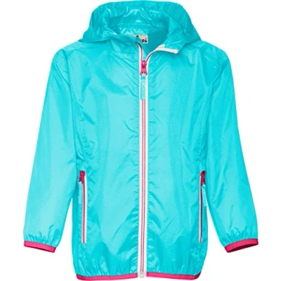 Image de Playshoes Veste de pluie pliable unisexe pour enfants, turquoise, 152