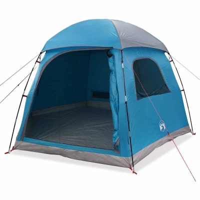 Afbeelding van Familietent iglo 6 persoons waterdicht blauw