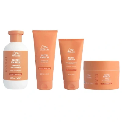 Afbeelding van Droog haar pakket Wella Invigo Nutri Enrich bundel/set/pakket Haibu by Kapperskorting.com