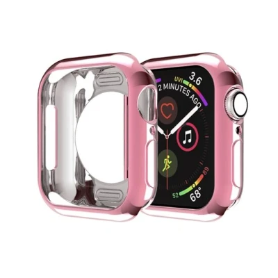 Afbeelding van Apple Watch Siliconen case 40mm Roze Geschikt voor