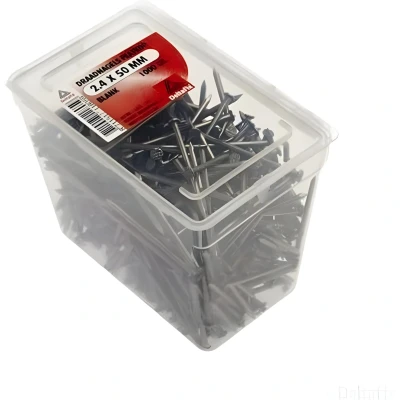 Afbeelding van Draadnagel platkop blank 2.4x50mm 1kg