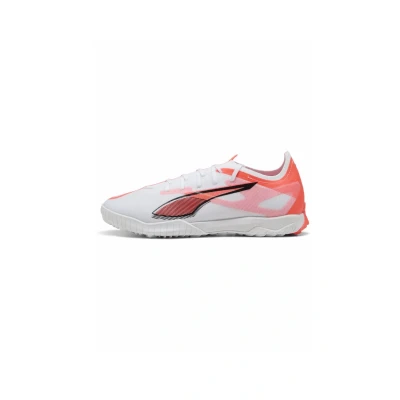 Afbeelding van Puma Ultra 5 Match TT Zaalvoetbalschoenen White blackglowing red, Maat: 40.5, black glowing red Kunststof/ textiel