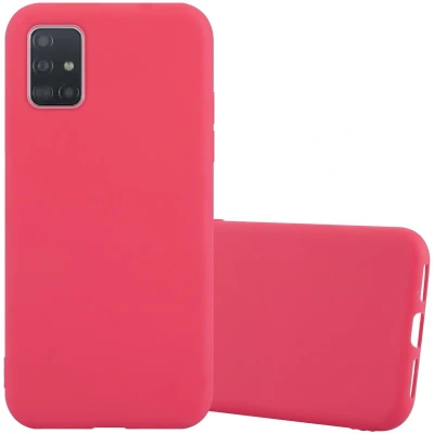 Afbeelding van Cadorabo Hoesje geschikt voor Samsung Galaxy A72 4G / 5G in CANDY ROOD Beschermhoes gemaakt van flexibel TPU silicone Case Cover
