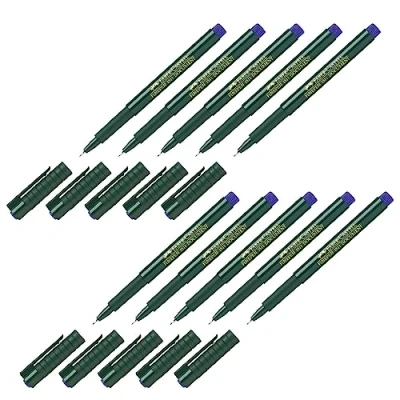 Afbeelding van Faber Castell Finepen 205063 1511 fineliner 0,4 mm, blauw, 10 stuks