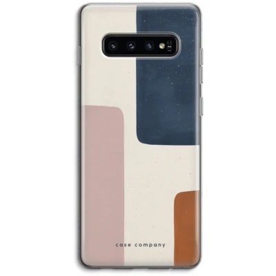 Afbeelding van Case Company® hoesje geschikt voor Samsung Galaxy S10 4G Geo #5 Soft Cover Telefoonhoesje Bescherming aan alle Kanten en Schermrand