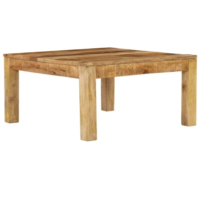 Afbeelding van Salontafel 80x80x40 cm massief mangohout
