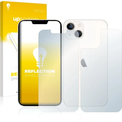 Afbeelding van upscreen Screenprotector voor Apple iPhone 13 (Voor+Achter) Folie Beschermfolie anti glare matte