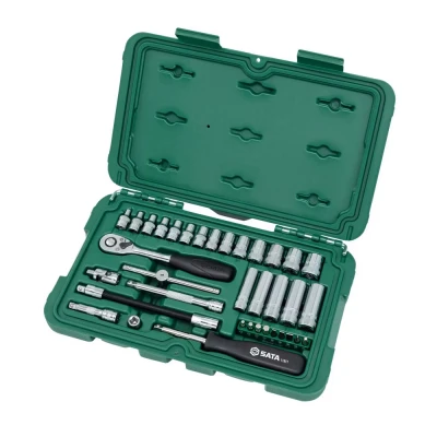 Afbeelding van SATA Doppenset met ratel 1/4&quot; 6 kant Metrisch (36 delig)