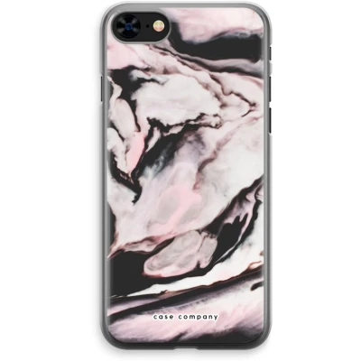 Afbeelding van Case Company® hoesje geschikt voor iPhone 8 Roze stroom Soft Cover Telefoonhoesje Bescherming aan alle Kanten en Schermrand