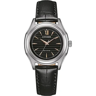 Afbeelding van Citizen FE2110 14E Horloge Leer Zwart Ø 32 mm
