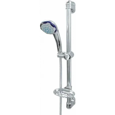 Afbeelding van ROUSSEAU Douchestang + handdouche zonder kraan Heko Chrome