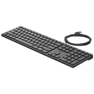 Afbeelding van Toetsenbord HP 9SR37AA Zwart Qwerty Spaans