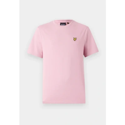 Afbeelding van Lyle &amp; Scott Shirt Roze Lyle&amp;scott Plain T shirts Ts400vog