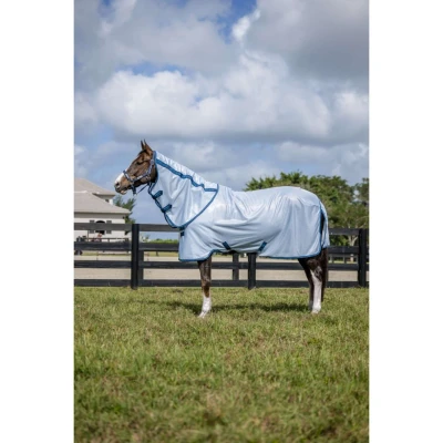 Afbeelding van Horseware Vliegendeken Amigo Bug Rug Blauw 155/206