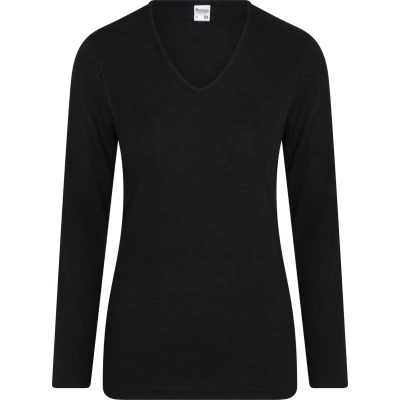 Afbeelding van Beeren Thermo Dames T Shirt Lange Mouwen Zwart L