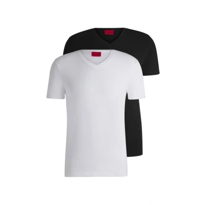 Afbeelding van HUGO 2 PACK Tshirt basic, Heren, Maat: 3XL, Black/white