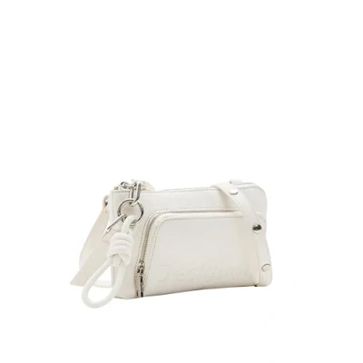 Afbeelding van Desigual Mini tas met logo, Wit