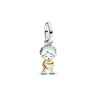 Afbeelding van Pandora Moments 925 Sterling Silver and 14 Karat Gold Plated Charm 763602C00