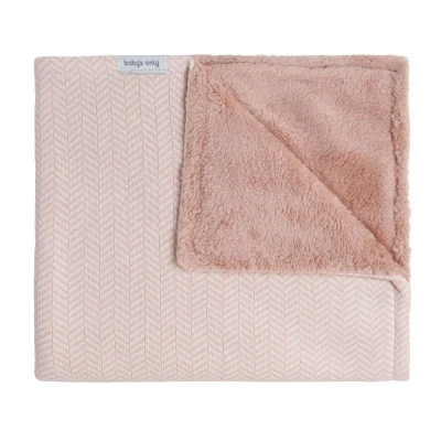 Afbeelding van Baby&#039;s Only Deken Wieg Dawn Blush/Ecru