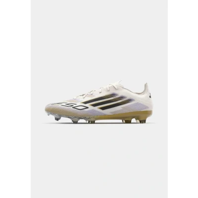 Afbeelding van adidas Performance F50 PRO FG Voetbalschoenen met kunststof noppen cloud white core black gold metallic, Heren, Maat: 36 Kunststof/ textiel