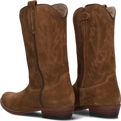 Afbeelding van clic! Cowboy/Bikerlaarzen voor kinderen, Maat: 36, Cognac Schoenen