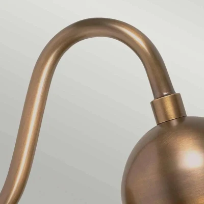Afbeelding van Elstead Lighting LED Wand Buitenlamp Somerton 1X E27 Max 60W IP44 Dimbaar Aged Brass
