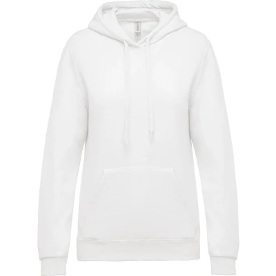 Afbeelding van Kariban Eco damessweater met capuchon K473 White