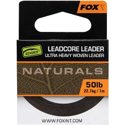 Afbeelding van Fox Edges Naturals Leadcore Leader 7m (50lb/22.7kg) Leaders