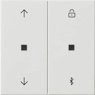 Afbeelding van Gira System 3000 jaloezie/schakelklok bluetooth zuiver wit