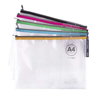 Afbeelding van APLI zipper bag A4 1 stuk