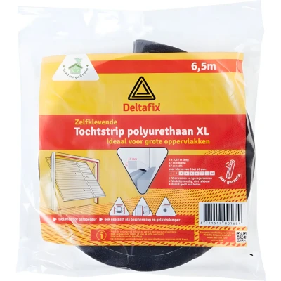 Afbeelding van Benson Tochtstrip 6.5 meter x 17 mm 2 stuks