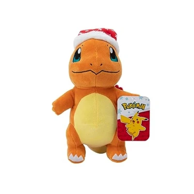 Afbeelding van Pokémon Plush Figure Winter Charmander with Christmas Hat 20 cm