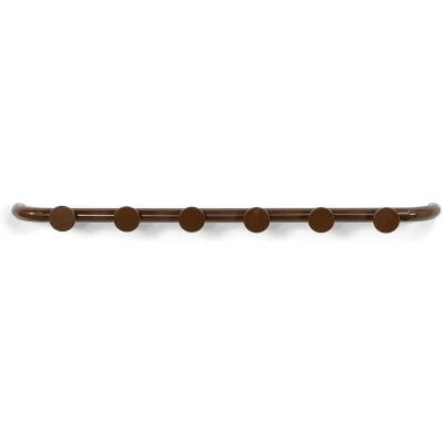 Afbeelding van Spinder Retro 6 Wandkapstok Chocoladebruin