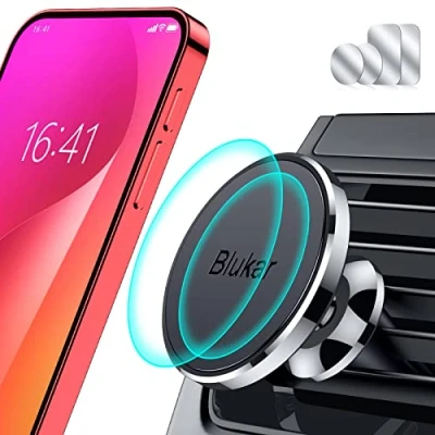 Afbeelding van Bluka Auto Telefoonhouder, Zeer Magnetisch Telefoon Houder voor Ontluchter, Universeel met 360 Rotatie iPhone 15/14/13 en andere apparaten van 4 6,7 inch