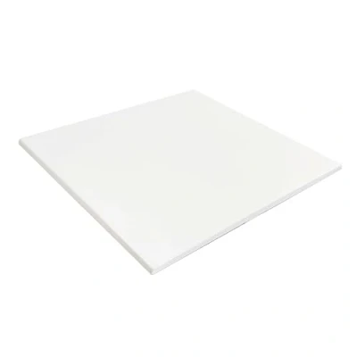 Afbeelding van Oviala Vierkant gelamineerd tafelblad 60 x cm wit