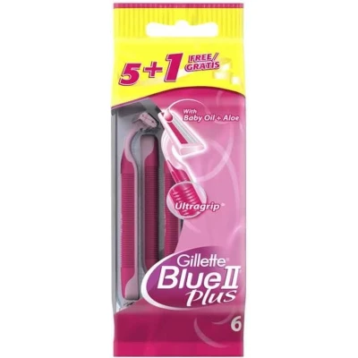 Afbeelding van Disposable Razor Gillette Blue II Plus 6 Units